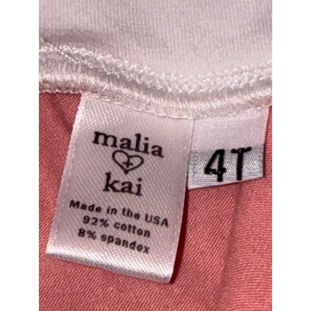 Malia + Kai Fairy Mushroom Twirl Dress Size 4T Handmade USA Pink Cottagecore